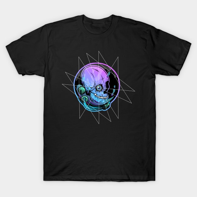 Disco Skull T-Shirt by TheDEADLOOK